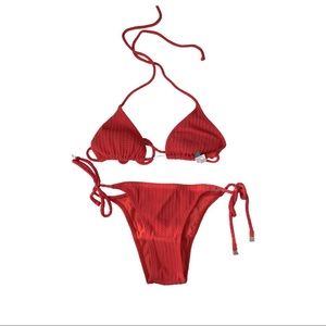 Brazilian red bikini used